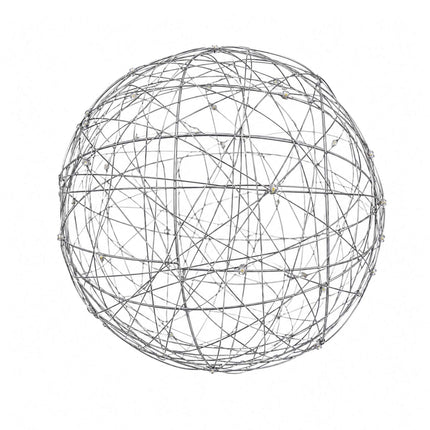 20 cm Silver LED Decorative Light Globe