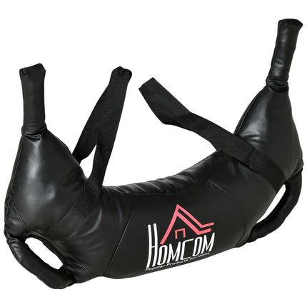 20 kg Bulgarian weight training bag, black metallic sand