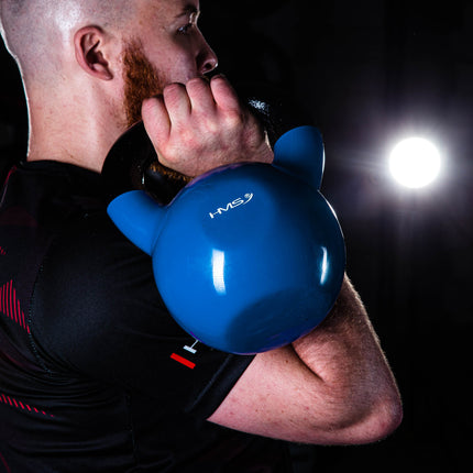 20 kg Cast Iron Kettlebell – Blue