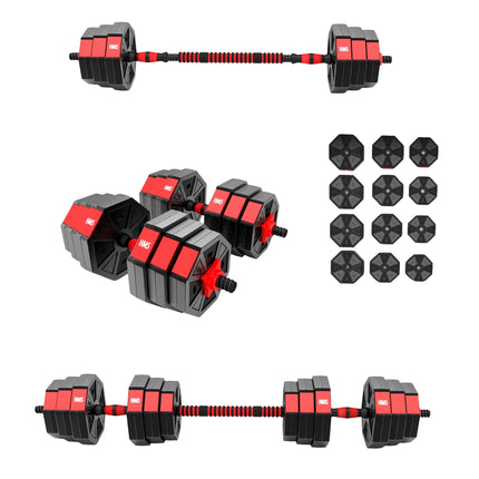 20 kg Composite Barbell & Dumbbells Set