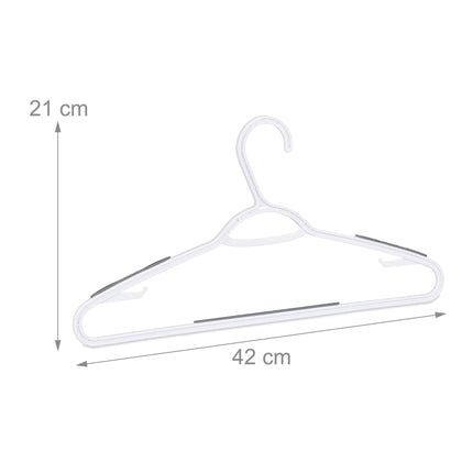 20 pcs. coat hangers anti-slip