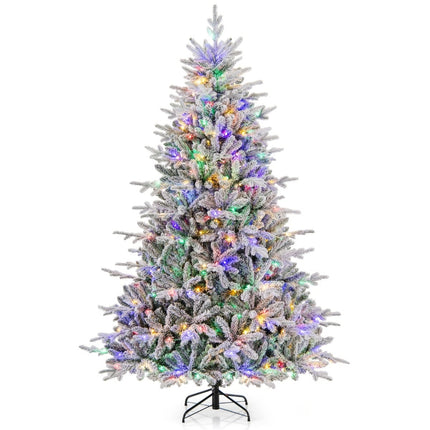 218 cm Artificial Christmas Tree with 350 LED Lights