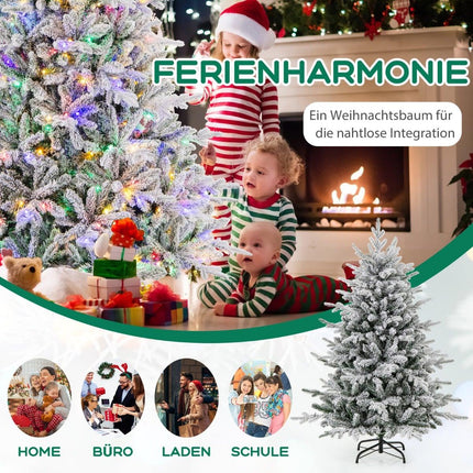 218 cm Artificial Christmas Tree with 350 LED Lights