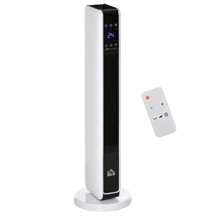 2200W electric fan heater, remote control, timer, oscillating