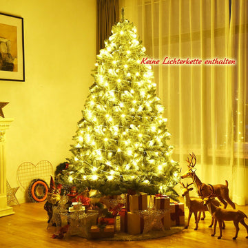 225 cm Artificial Christmas Tree, PVC Needles, Green