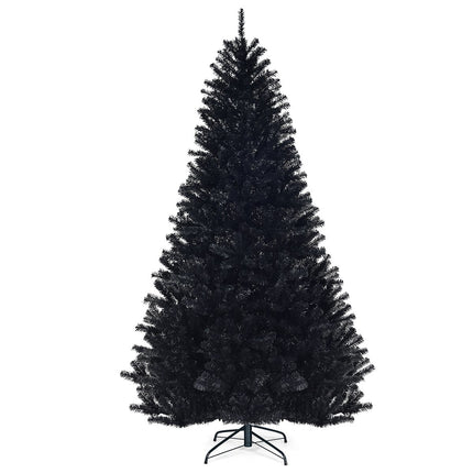 225 cm Black Artificial Christmas Tree – Indoor/Outdoor