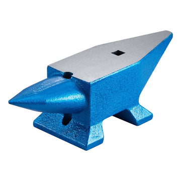 22 lb Steel Blacksmith Anvil, Single Horn, Hardy Hole