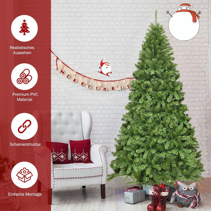 230 cm Artificial Christmas Tree with Metal Stand