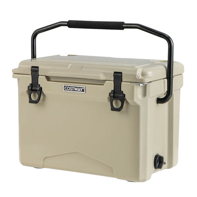 23L Portable Cooler with Bottle Opener & Handle
