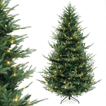 240 cm Artificial Christmas Tree with 450 LED Lights