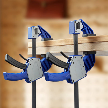 24-Inch Bar Clamps, 2-Pack One-Hand Clamp/Spreader
