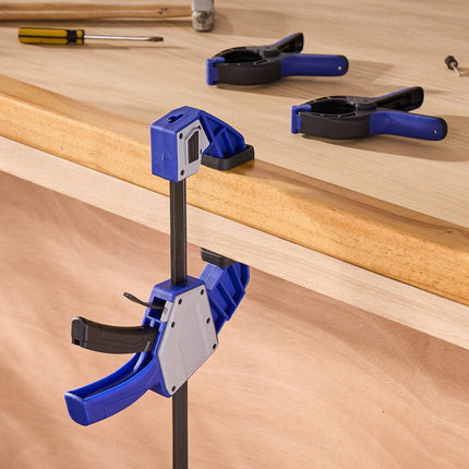 24-Inch Bar Clamps, 2-Pack One-Hand Clamp/Spreader