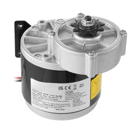 24V 350W Brushed DC Motor, 3000 RPM for Go Karts