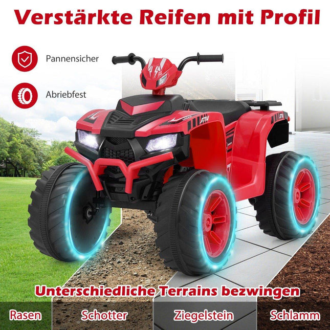 24V Electric Kids Quad Electric Quad with Wireless Connection Electric Quad Red