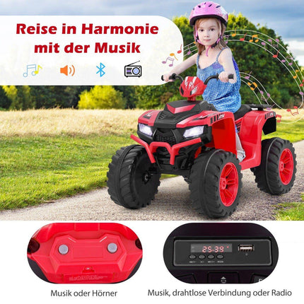 24V Electric Kids Quad Electric Quad with Wireless Connection Electric Quad Red