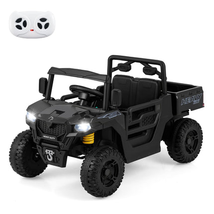 24V Kids Ride-On Dump Truck with Remote & LED Lights