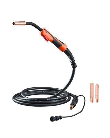 250A MIG Welding Gun, 15 ft Cable, 0.035–0.045 Wire
