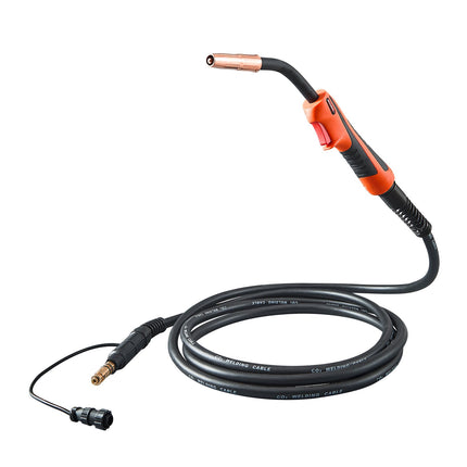 250A MIG Welding Gun, 15 ft Cable, 0.035–0.045 Wire