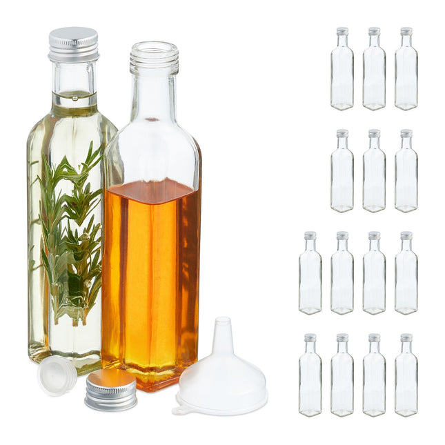 250 ml Glass Bottles for Liqueur, Juice, Oil