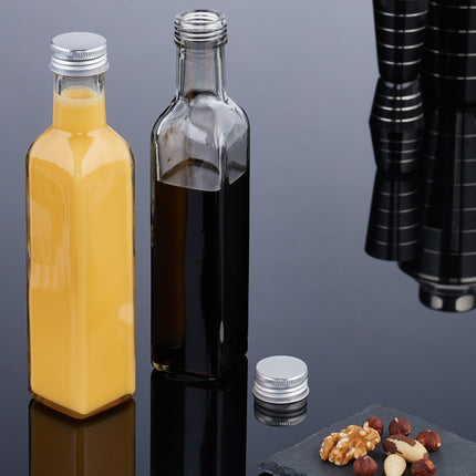 250 ml Glass Bottles for Liqueur, Juice, Oil