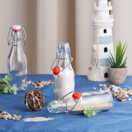 250 ml beaker with clamp lid in 6-pack