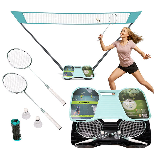 25515 badminton set in case