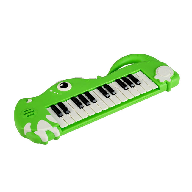 25-Key Kids Digital Piano with Music & Lights, Green