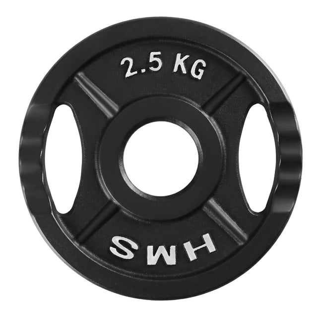 2.5 Kg Black Olympic Weight Plate with Handles