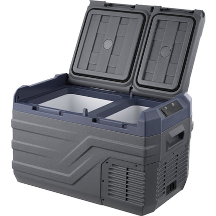 25L Dual-Zone Car Refrigerator Freezer, 12/24V DC AC