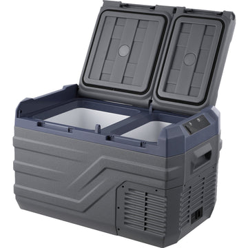 25L Dual-Zone Car Refrigerator Freezer, 12/24V DC AC