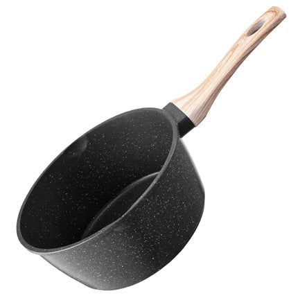 2.5 Qt Nonstick Saucepan, Glass Lid, Detachable Handle
