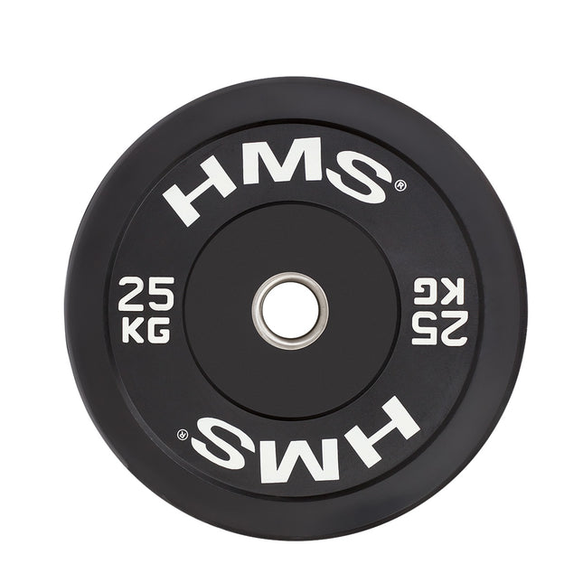 25 kg Black Olympic Bumper Plate