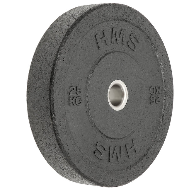 25 kg Black Olympic Bumper Plate – Weightlifting