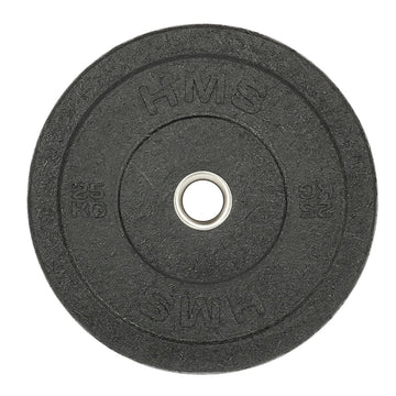25 kg Black Olympic Bumper Plate – Weightlifting