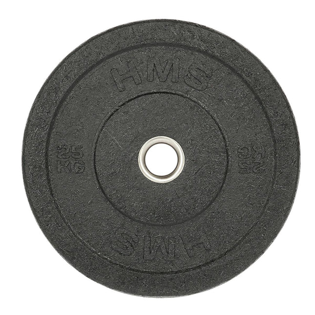 25 kg Black Olympic Bumper Plate – Weightlifting