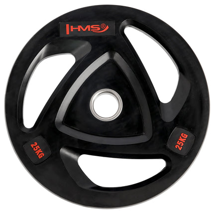 25 kg Black Olympic Weight Plate