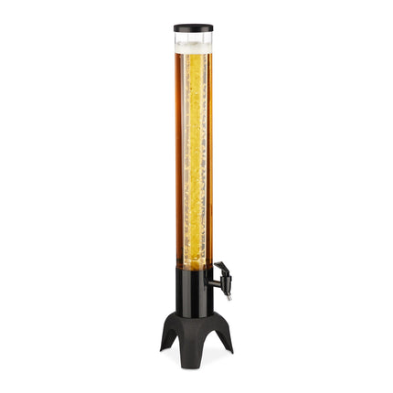 2.5 liter beer column with tap