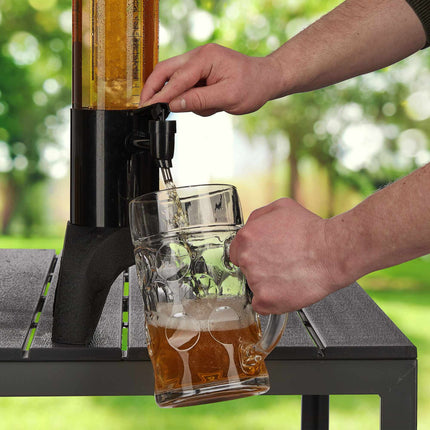 2.5 liter beer column with tap