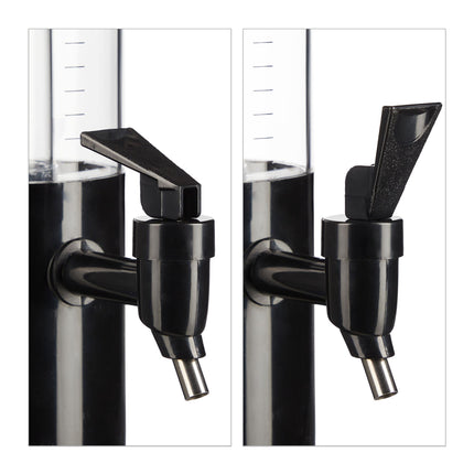 2.5 liter beer column with tap