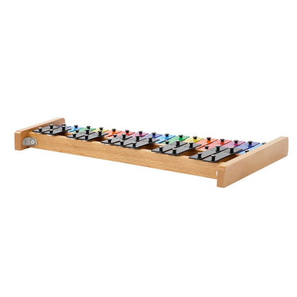 27-Note Glockenspiel Xylophone Kit, 4 Mallets, Bag