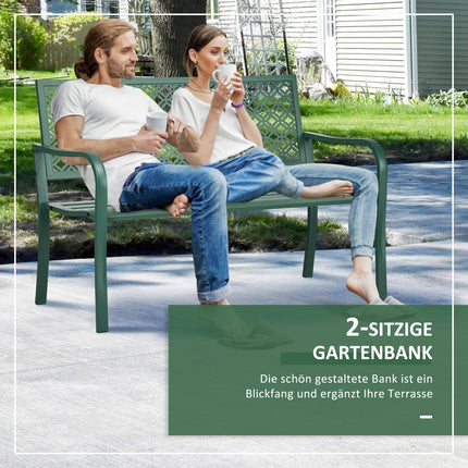 Dark green sofa - 280 kg, 127x63x83 cm