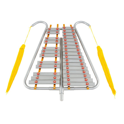 29-Note Aluminum Marching Glockenspiel with Adjustable Handle