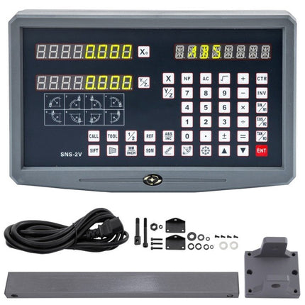 2-Axis Digital Readout DRO, TTL Input, 0.05–2 µm