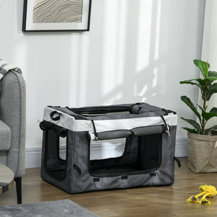 Dog and cat stroller with removable basket and safety leash
