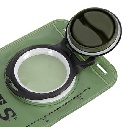 2L Green Waterskin – Durable, Lightweight Hydration