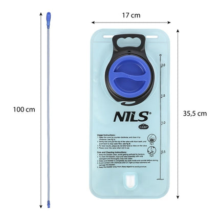 2L Water Bag, Blue – Camping Hydration Pack