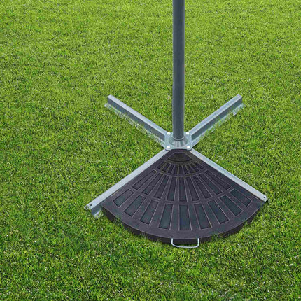 Umbrella stand weights, 2-piece set, resin and metal, 30 kg