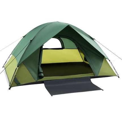 2-Person Camping Tent With Removable Rainfly, Green