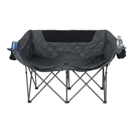 2-Person Folding Camping Chair with Cup Holder