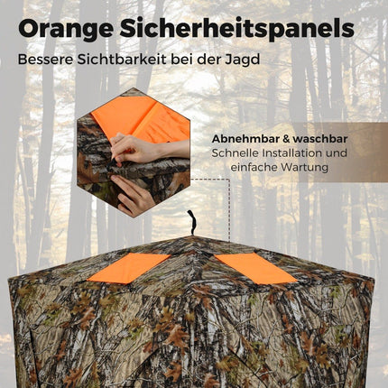2-Person Hunting Blind with Silent Windows, Camouflage